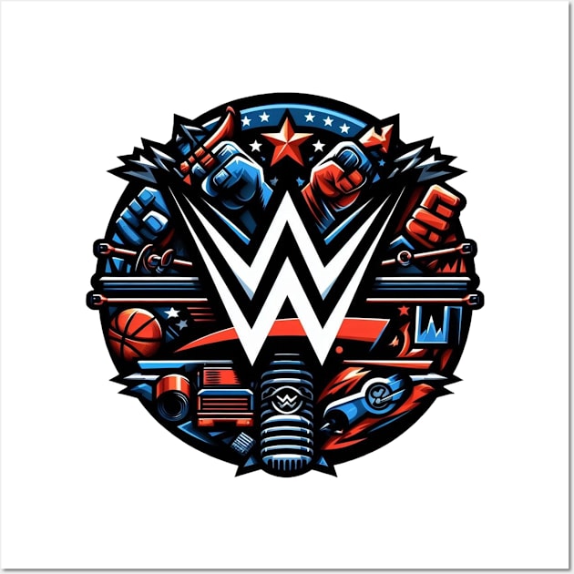 wwe Wall Art by Teeeshirt